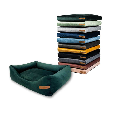 Product navigation Previous product: Next product: „Frida“ Dunkelgrün Hundebett mit Matratze