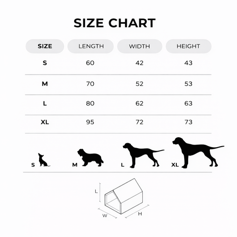 PETHOME - designer dog house with a mattress