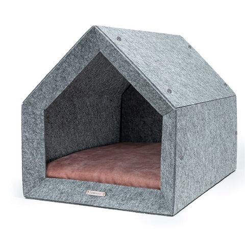 Zestaw „Pethome” eko buda + kolorowy materac