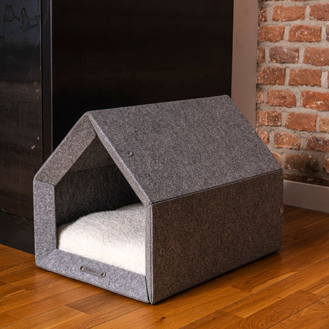 „Pethome Teddy“ Haus mit Beige Matratze